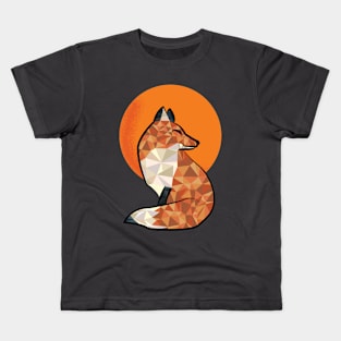 Peaceful Red Fox Kids T-Shirt